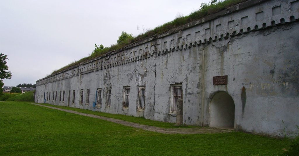 Osowiec Fortress, today as a museum. Russian troops manned the fort.