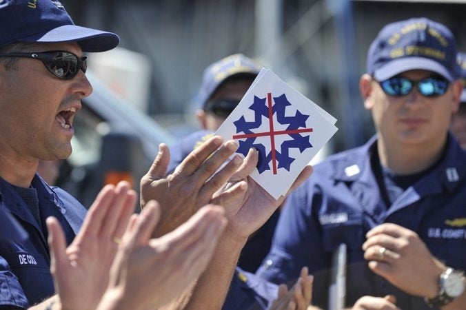 This is how Coast Guardsmen mark victories over smugglers