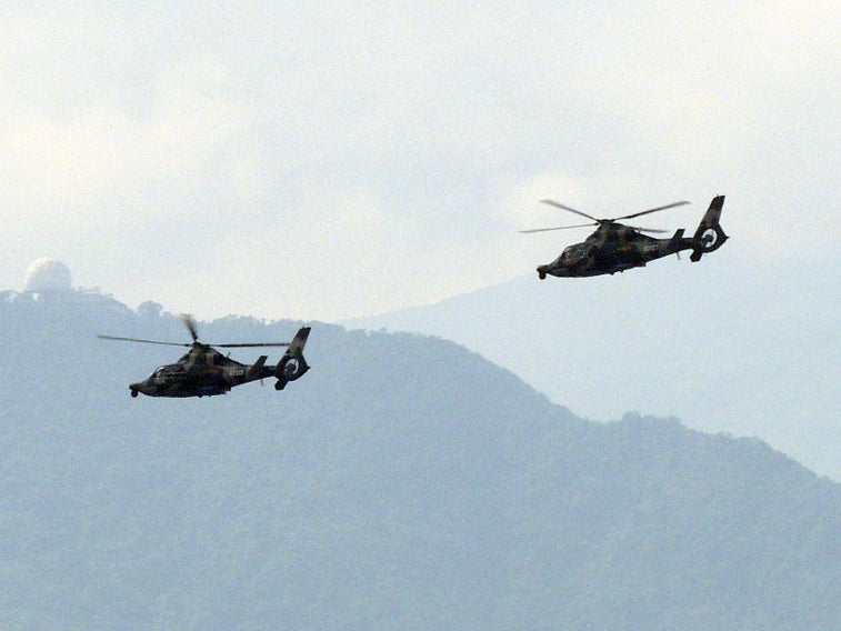 This Chinese attack helicopter is its tank-killer