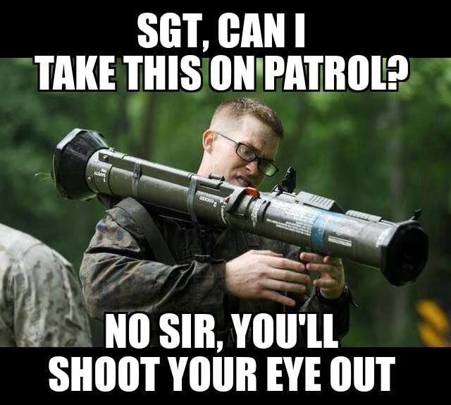 shoot your eye out things a lieutenant shouldn't say