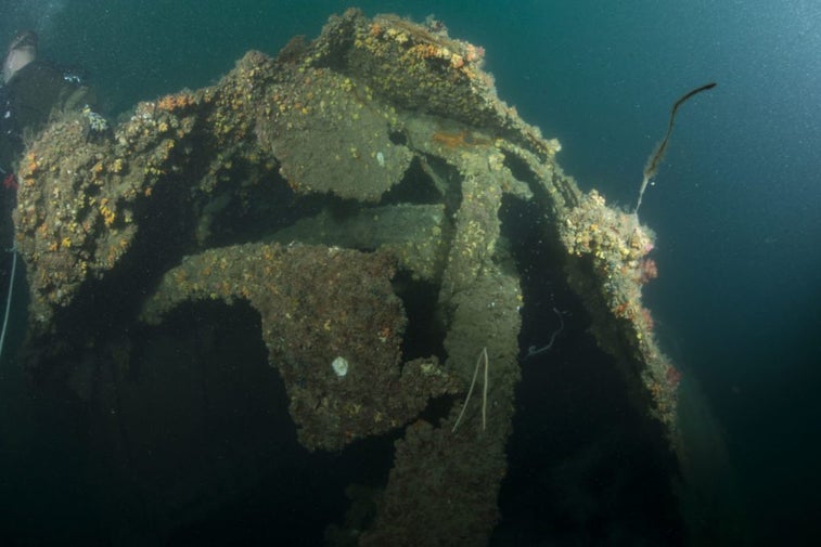 Why the Navy constantly checks on this sunken cruiser