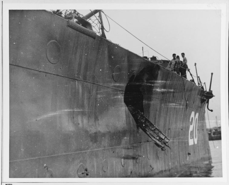 This Navy ship scored America’s first submarine kill of WWII