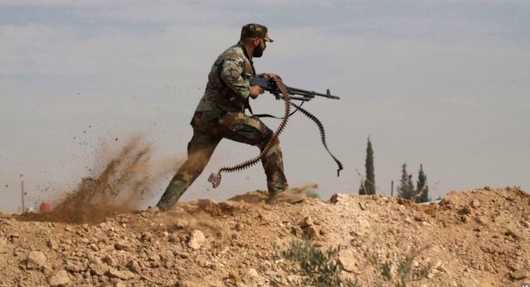 ISIS reappeared in Syria to fight Asad troops in the capital
