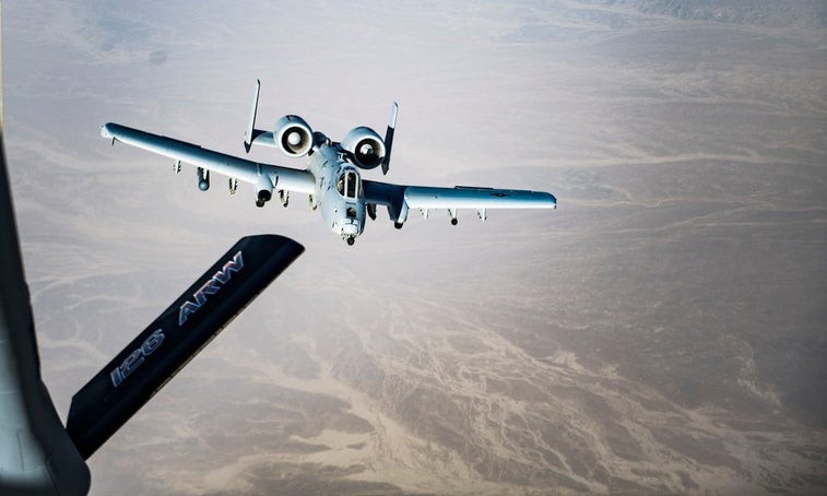 8 awesome photos of an A-10 refueling over Afghanistan