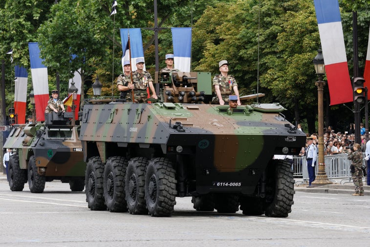 Russia hacked this French armor and made a fighting vehicle