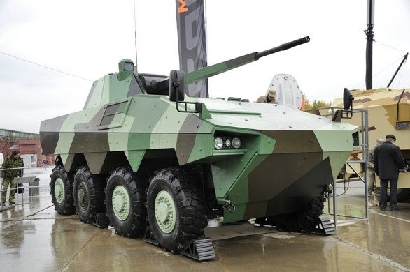 Russia hacked this French armor and made a fighting vehicle