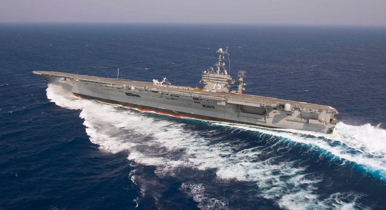 Watch the Truman strike group depart for the Middle East
