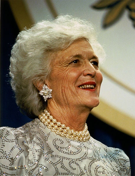 Flags are now at half-mast to honor First Lady Barbara Bush