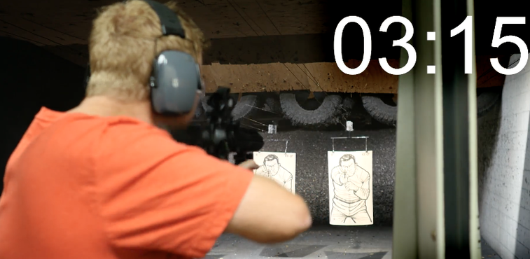 Watch these special operators take on two gamers at the rifle range