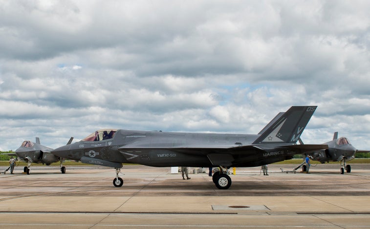 Marines used a 3D printed F-35 replacement part for the first time
