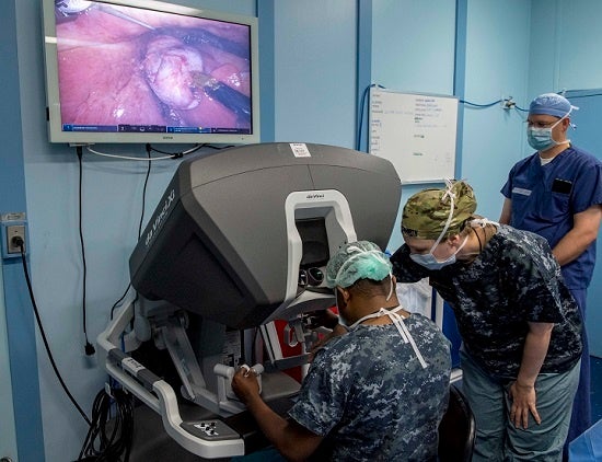 The US military can now perform robot-assisted surgery at sea