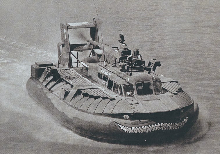 The United States used combat hovercraft to kick butt in Vietnam