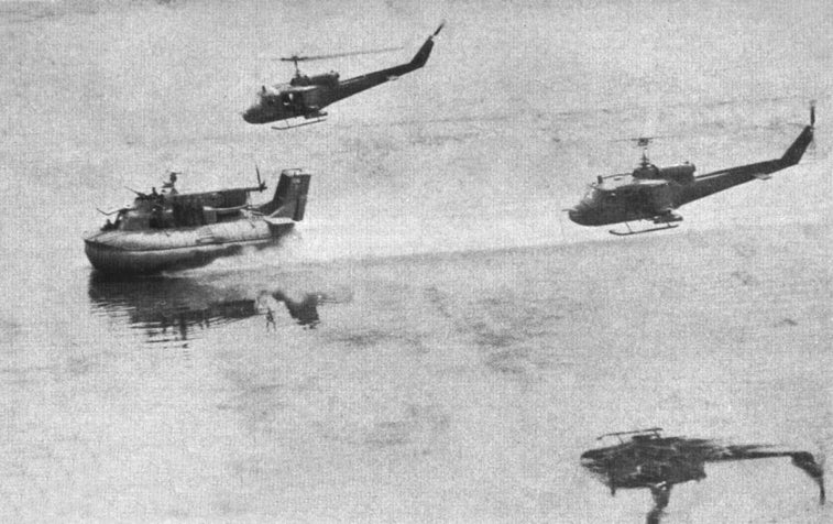 The United States used combat hovercraft to kick butt in Vietnam