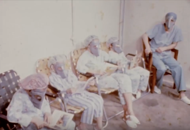 Watch this crazy video of kids testing gas masks for the government in the 1960s