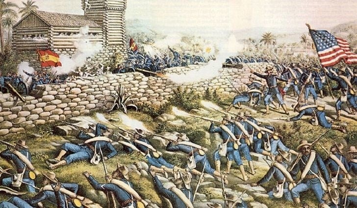 illustration of the battle of san juan hill