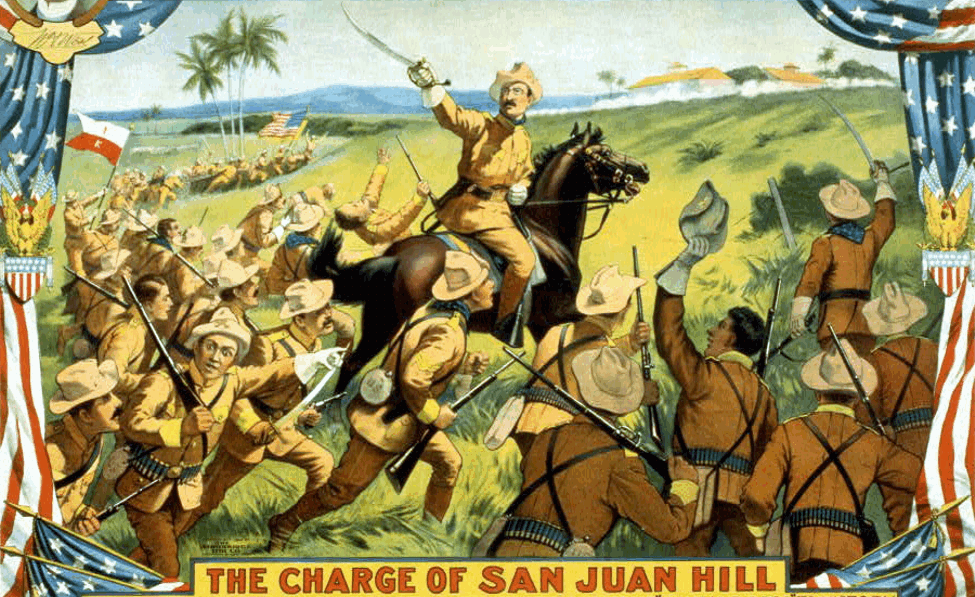illustration of the battle of san juan hill