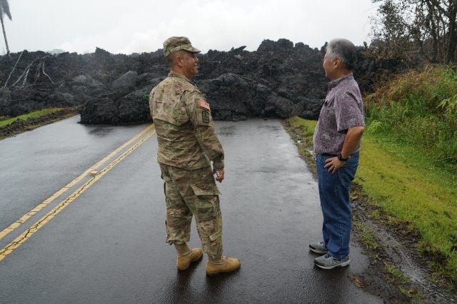 Army National Guard helping in Hawaii as volcano erupts