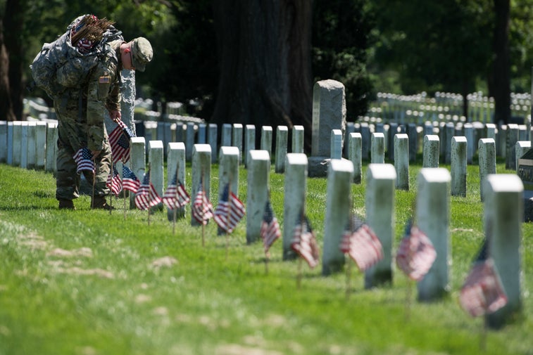 Old Guard marks 70 years of ‘Flags In’ to honor Memorial Day