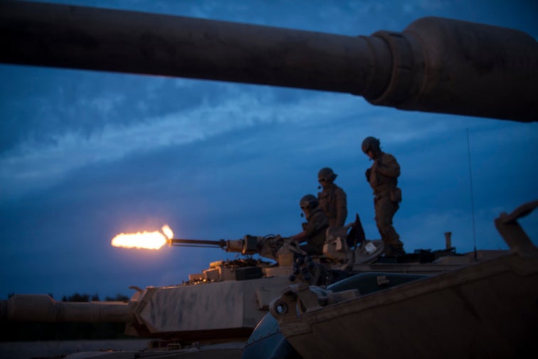 Marines just took tanks out of secret caves to train near Russia