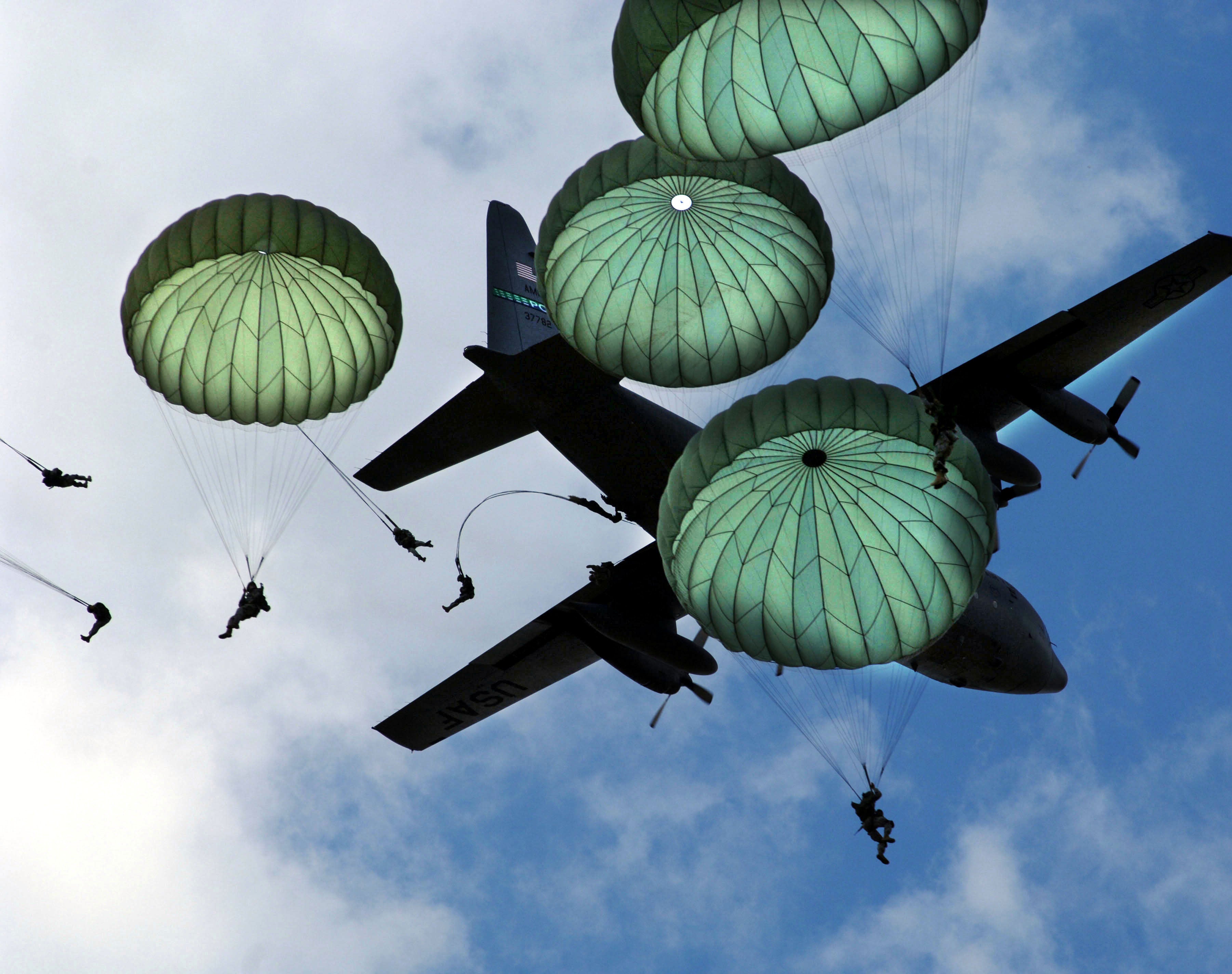 While the use of paratroopers would be similar to that of D-Day, today's transports can deliver a lot more than just troops.

(US Army)