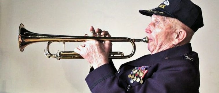 This WWII veteran played a song for the sniper trying to kill him
