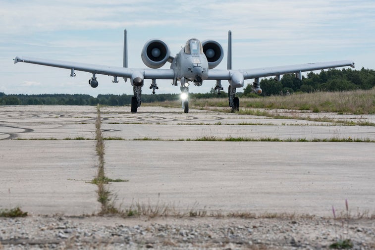 A-10s join NATO forces all along the Russian border