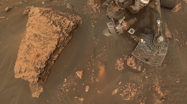 NASA’s nuclear rover took an amazing selfie in a storm on Mars