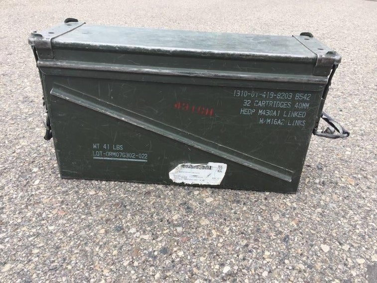The Air Force snagged the alleged Minot M240 thief