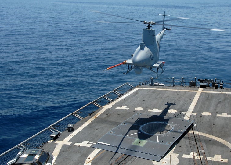 The Navy just finished testing a robot helicopter