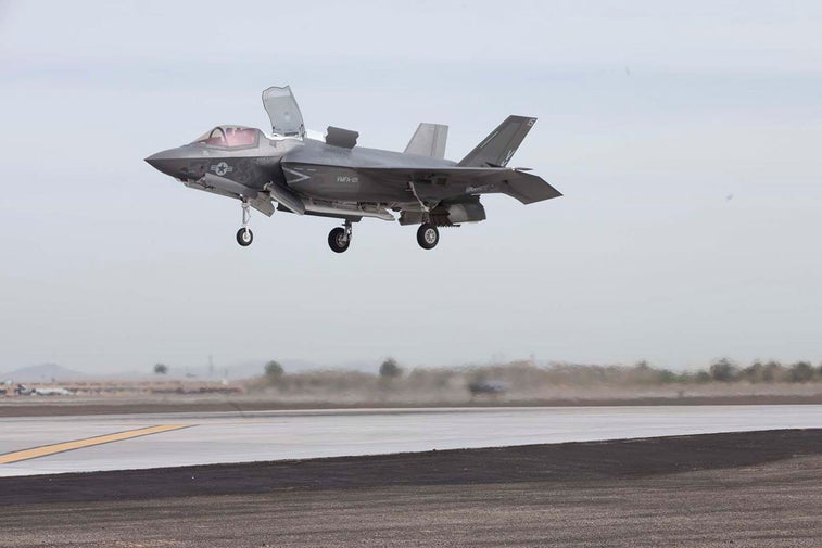 Marine Corps F-35Bs are headed to the Middle East for the first time