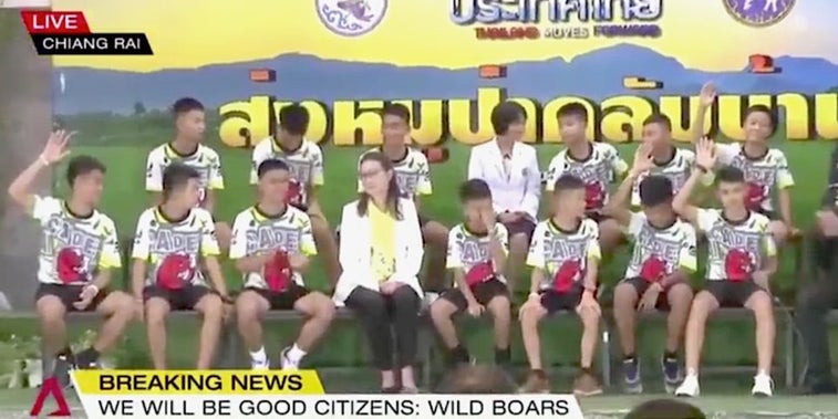 A third of the Thai boys soccer team want to be Navy SEALs now
