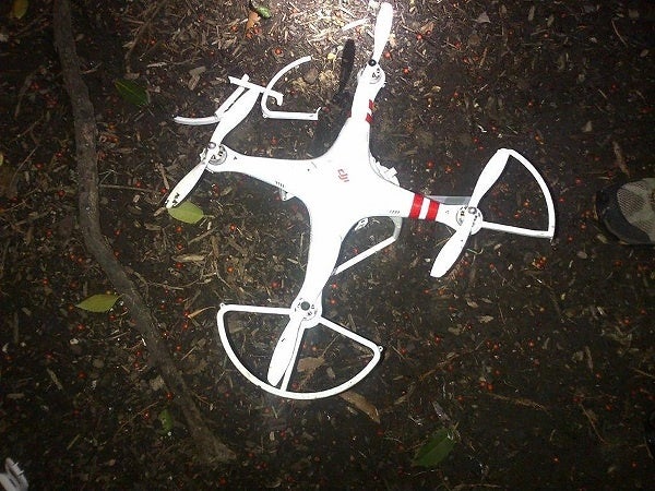 A drone, which is forbidden around the White House
