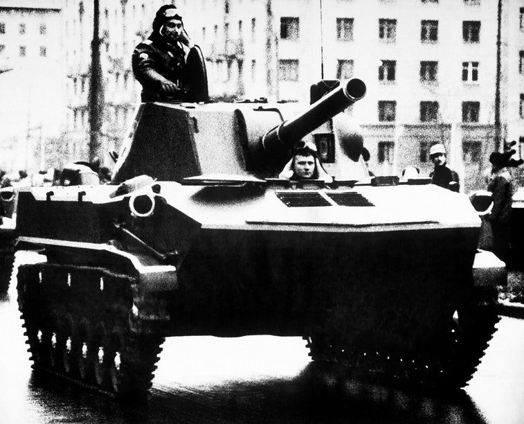 The Soviet Union also made an airborne armored personnel carrier