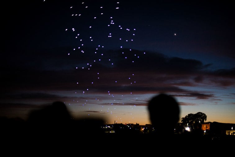 See the Air Force’s beautiful drone light show