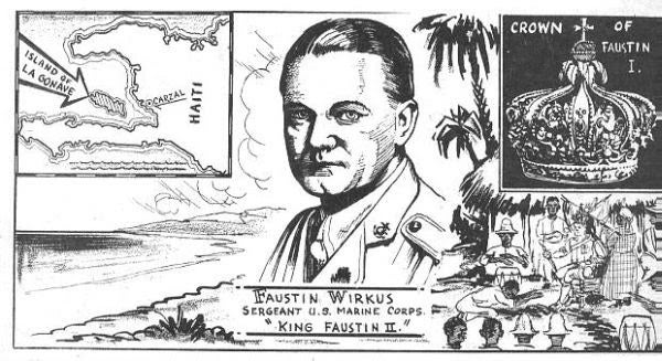 That time a Marine was crowned king of a voodoo island in Haiti