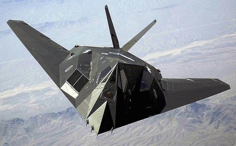 Air Force F-117 Nighthawks can still be seen around the US