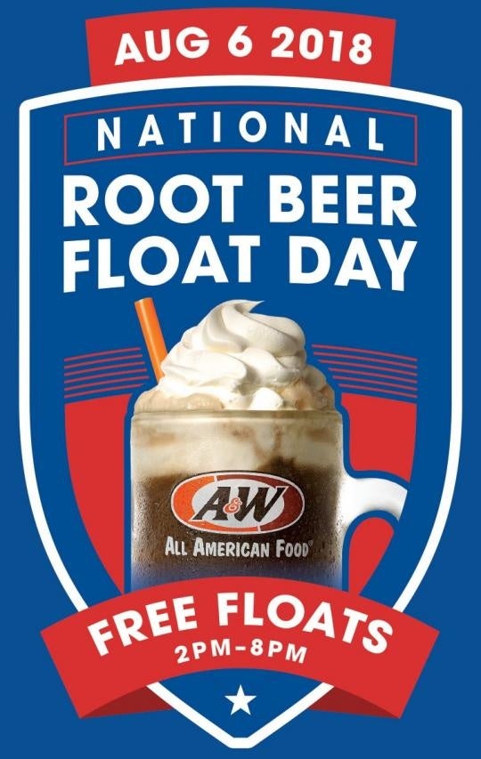 Get a free Root Beer Float from A&W to benefit DAV today