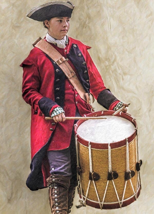 Why Revolutionary War musicians wore different colored uniforms