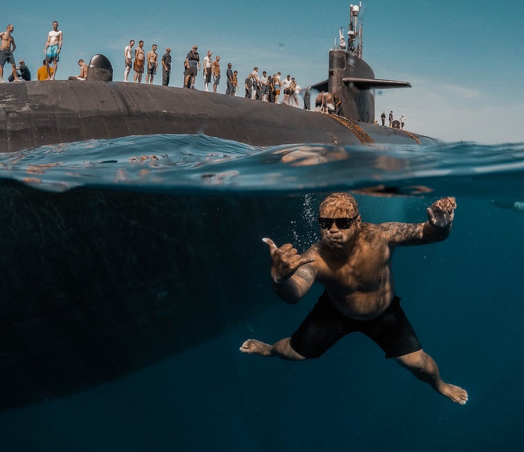 These submariners did a photoshoot with their nuke sub