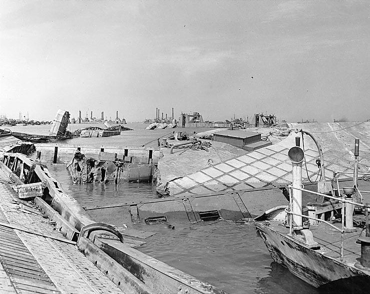 How the Allies built all-new harbors in a matter of days after D-Day
