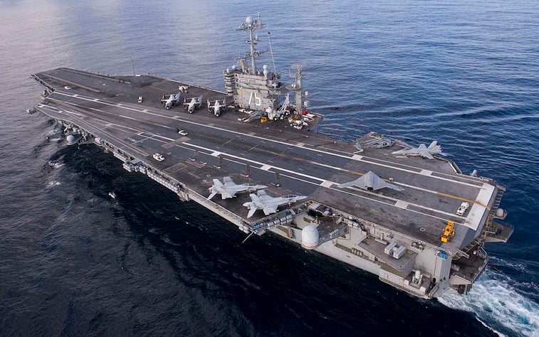 Truman, Lincoln strike groups practice warfighting as a pair