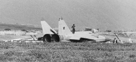 A Soviet pilot defected with a top-secret fighter 42 years ago
