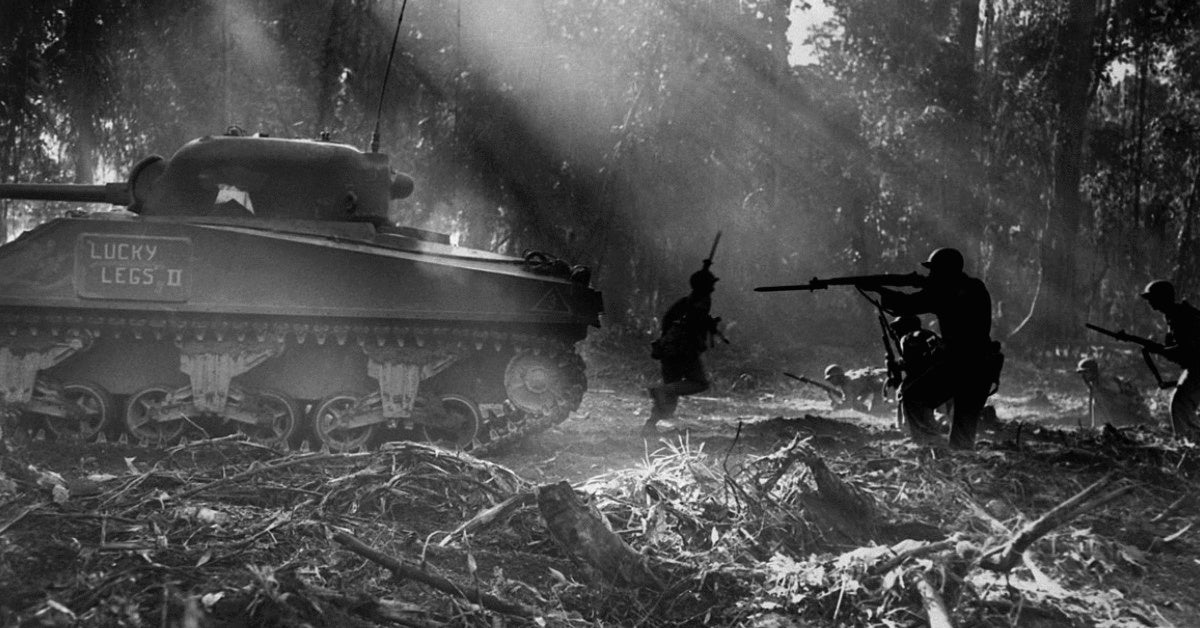 U.S. Marines Battle Japanese in Pacific - 1942
