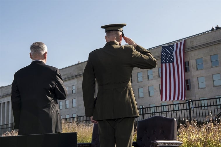 How the vice president and Pentagon commemorated 9/11