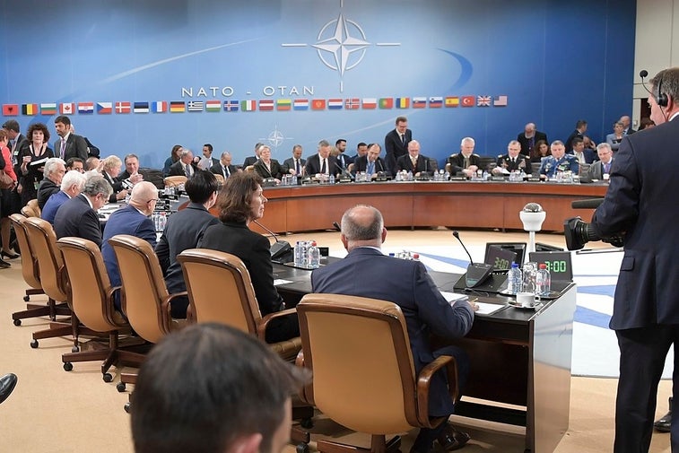 NATO leaders discuss how to fight Russian hybrid warfare