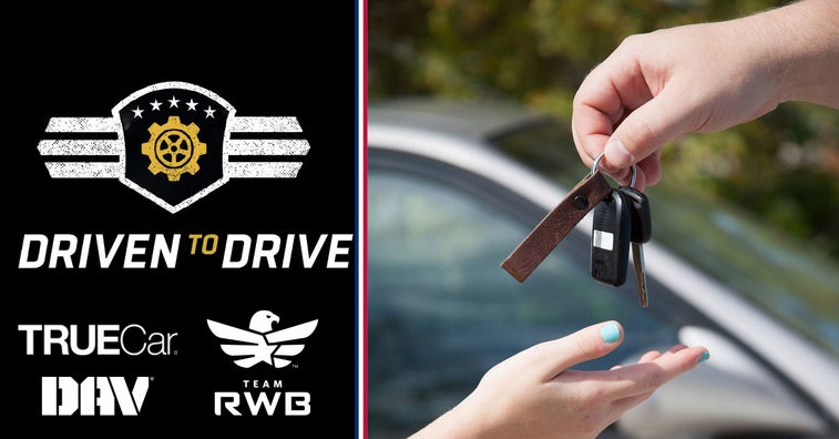 TrueCar partners up with DAV and Team RWB to give cars to wounded veterans