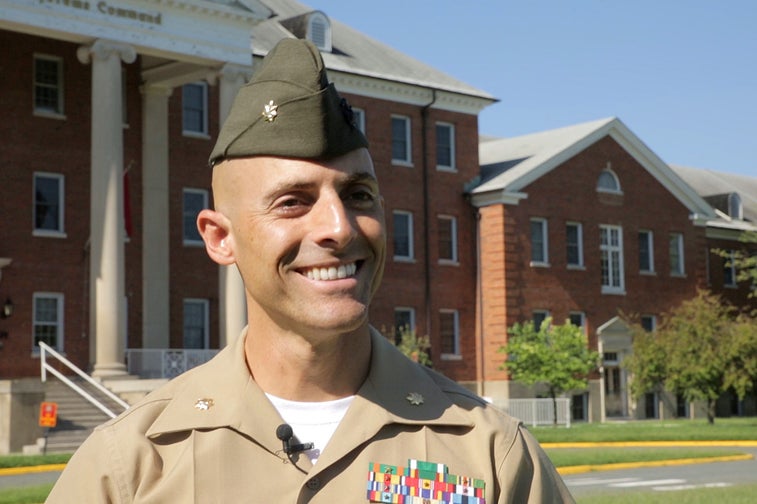 Marine credits triathlons with making him a better warfighter