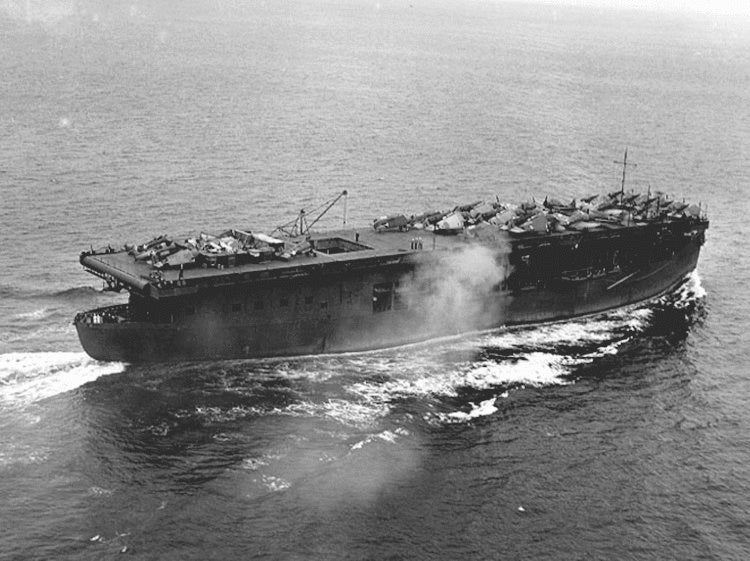 9 photos of escort carriers, the U-boat killers