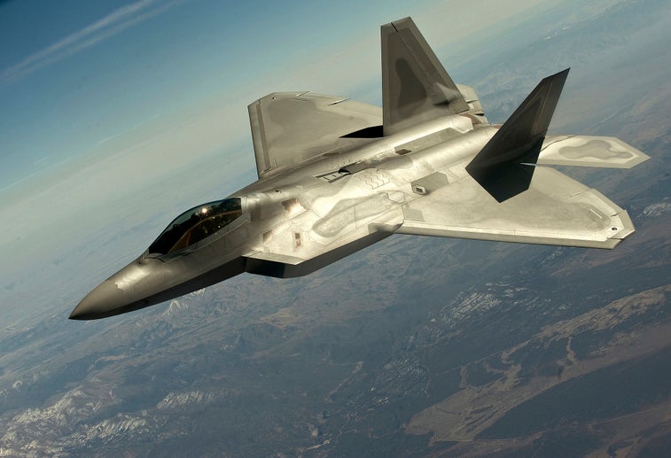 F-22s scared off 587 enemy aircraft in ‘combat surge’ over Syria