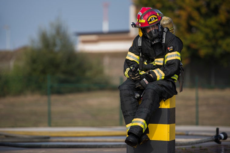 How U.S. and allied firefighters practice for the worst-case